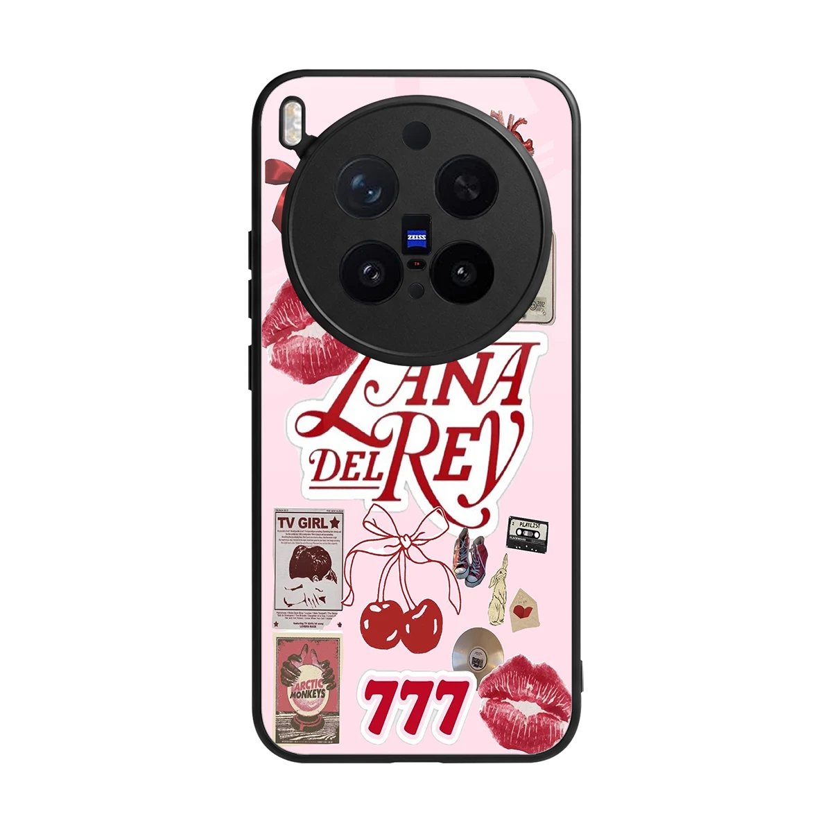 Lana Del Rey Collage back phone cover | glass case for vivo x300 pro