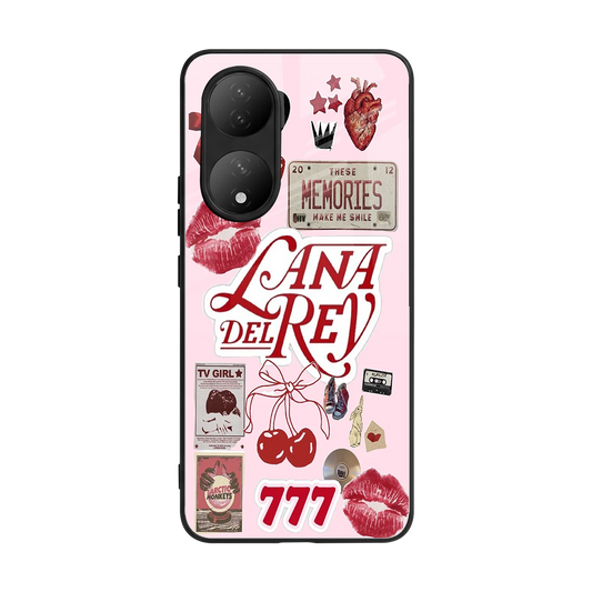 Lana Del Rey Collage back phone cover | glass case for Vivo-y100