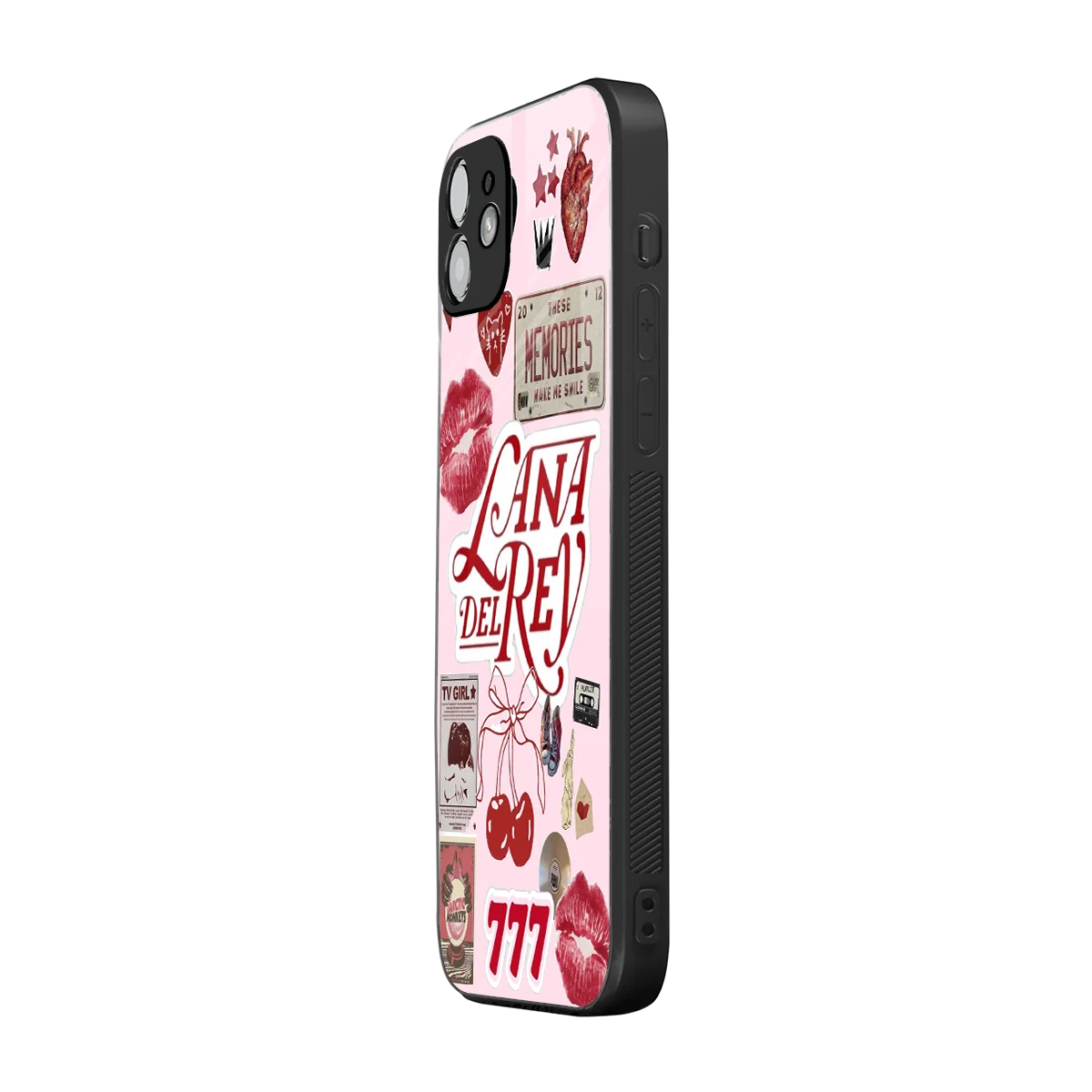 Lana Del Rey Collage iphone 12 mobile cover | shockproof glass phone case