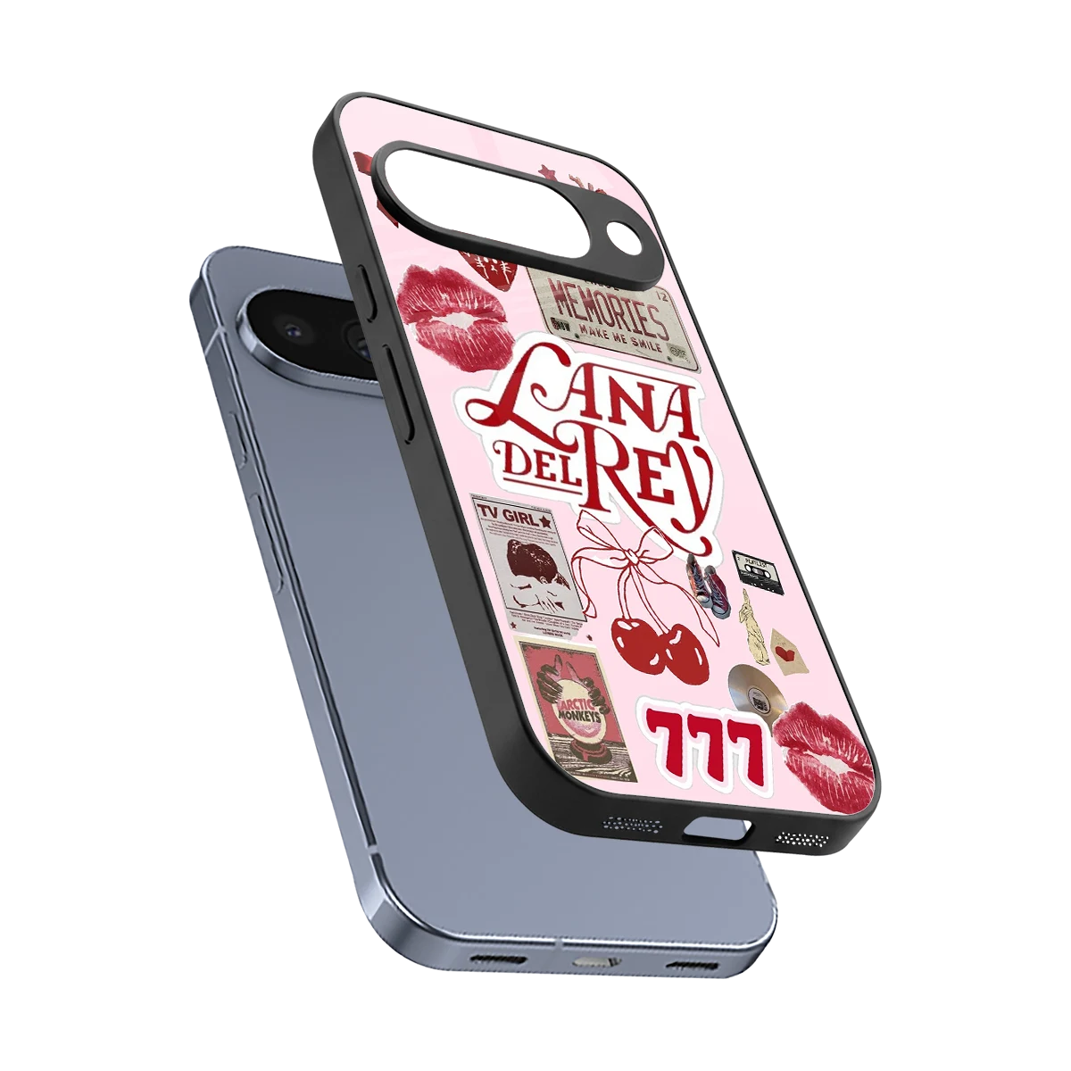 Lana Del Rey Collage sleek google pixel 10 cover with tempered glass back and TPU edges