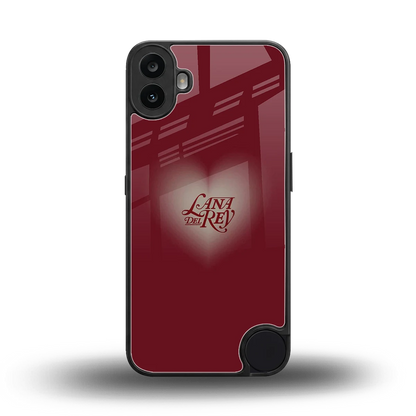Lana Del Rey Red back phone cover | glass case for cmf nothing phone 1