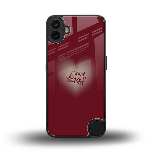 Lana Del Rey Red back phone cover | glass case for cmf nothing phone 1
