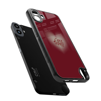 Lana Del Rey Red sleek cmf nothing phone 1 cover with tempered glass back and TPU edges