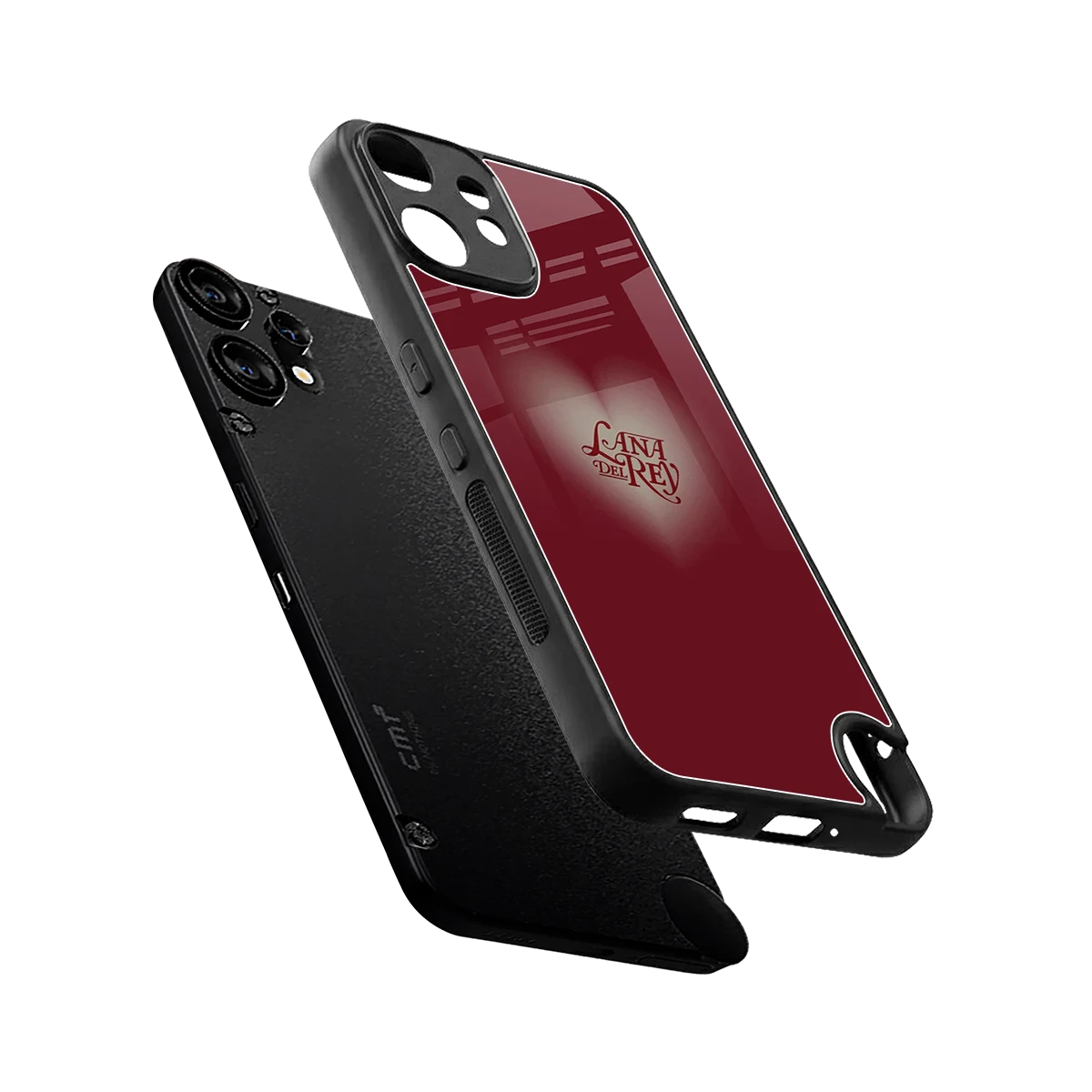 Lana Del Rey Red sleek cmf nothing phone 2 pro cover with tempered glass back and TPU edges