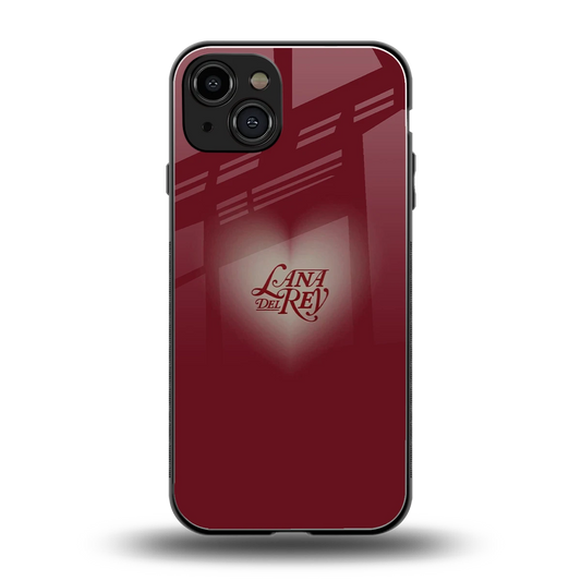 Lana Del Rey Red back phone cover | glass case for iphone 15