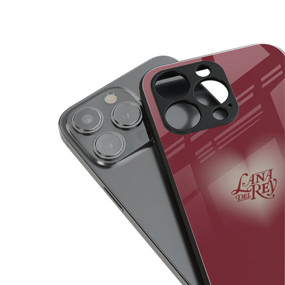 Lana Del Rey Red stylish phone case for iphone xs | glossy glass and slim fit