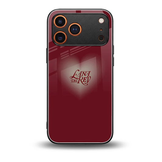 Lana Del Rey Red back phone cover | glass case for iphone 17 pro