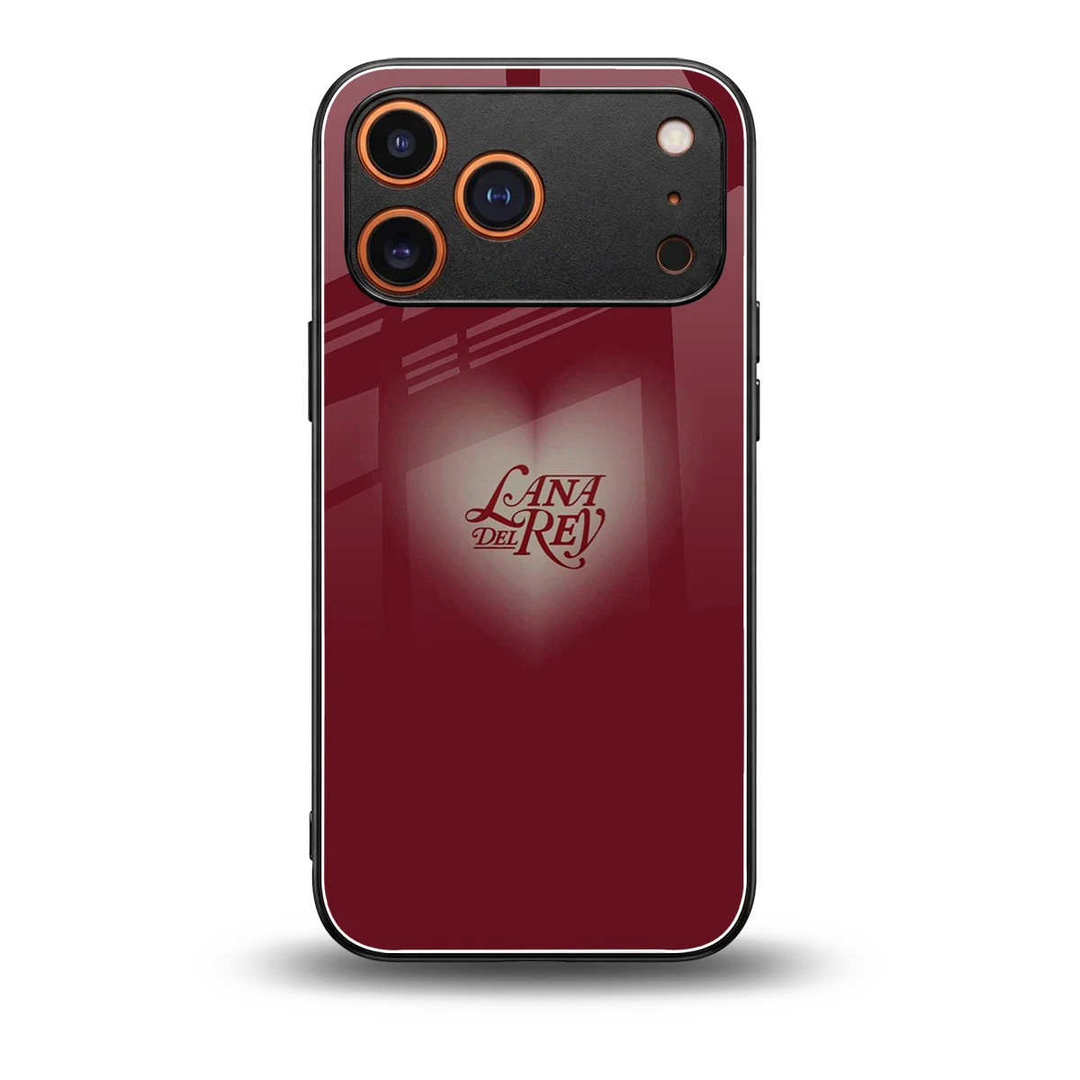 Lana Del Rey Red back phone cover | glass case for iphone 17 pro max