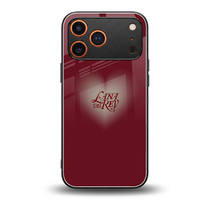 Lana Del Rey Red back phone cover | glass case for iphone 17 pro max