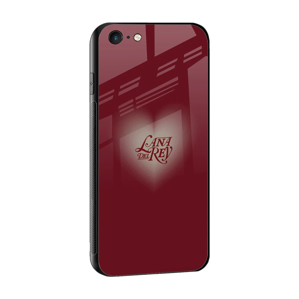 Lana Del Rey Red sleek iphone 6 cover with tempered glass back and TPU edges