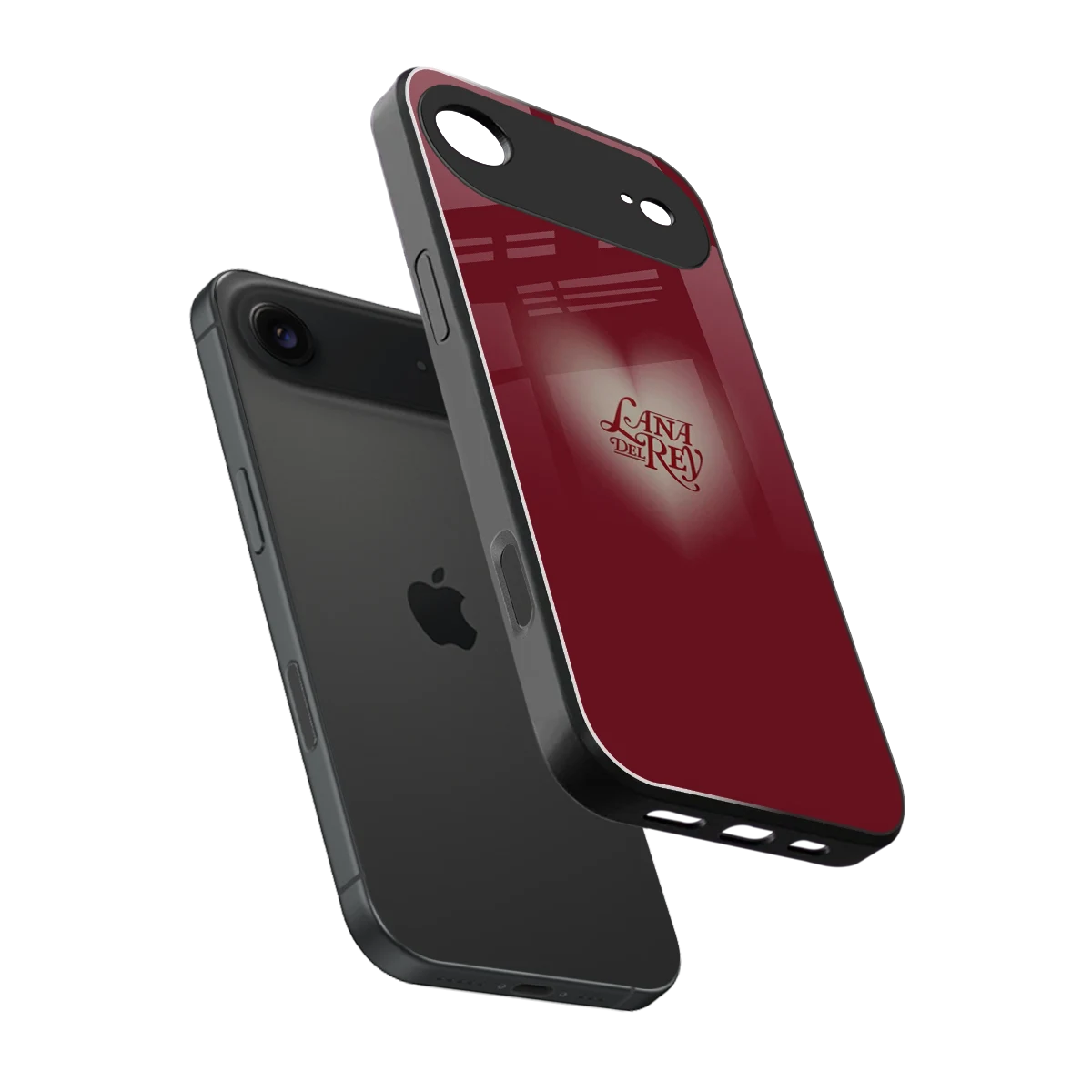 Lana Del Rey Red sleek iphone air cover with tempered glass back and TPU edges