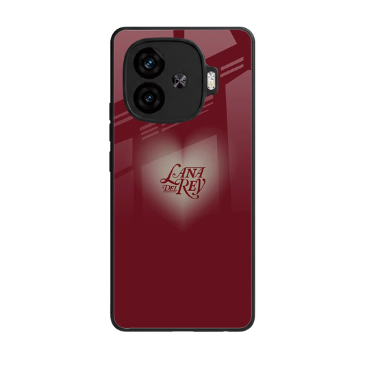 Lana Del Rey Red back phone cover | glass case for iqoo neo 10r 5g