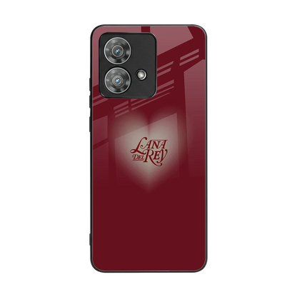 Lana Del Rey Red back phone cover | glass case for motorola edge 40 neo 5g