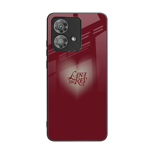 Lana Del Rey Red back phone cover | glass case for motorola edge 40 neo 5g