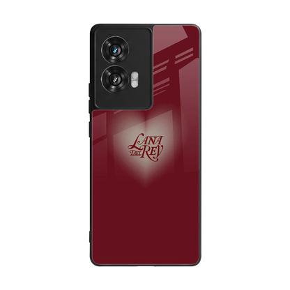 Lana Del Rey Red back phone cover | glass case for motorola edge 50 fusion