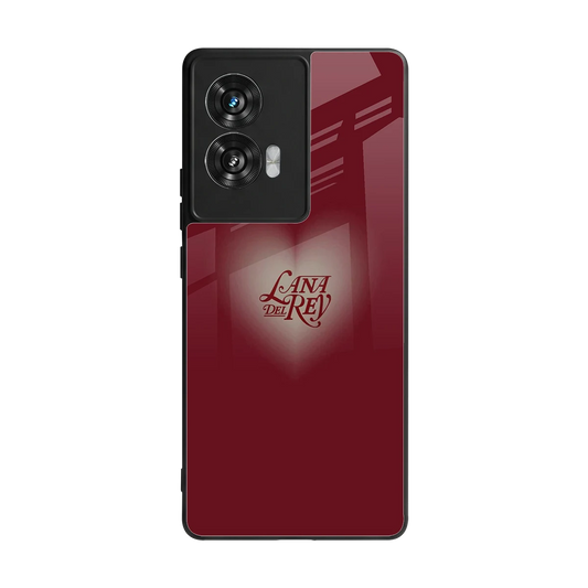 Lana Del Rey Red back phone cover | glass case for motorola edge 50 fusion