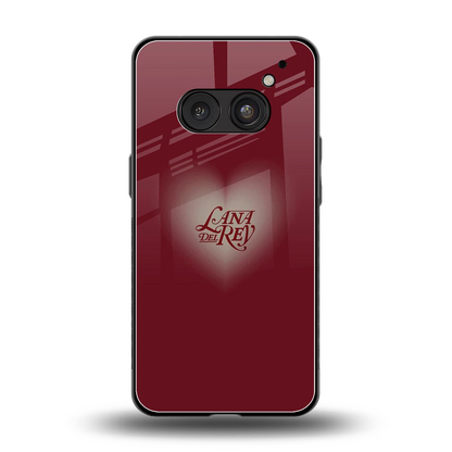 Lana Del Rey Red back phone cover | glass case for nothing phone 2a plus