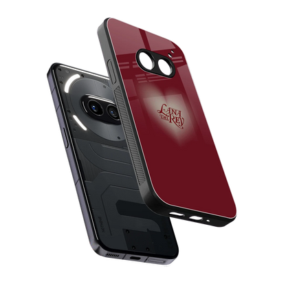Lana Del Rey Red sleek nothing phone 2a plus cover with tempered glass back and TPU edges