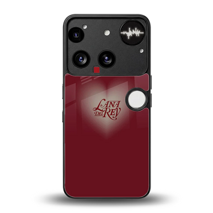 Lana Del Rey Red back phone cover | glass case for nothing phone 3