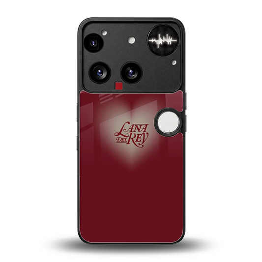 Lana Del Rey Red back phone cover | glass case for nothing phone 3