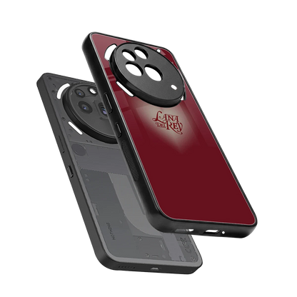 Lana Del Rey Red sleek nothing phone 3a pro cover with tempered glass back and TPU edges