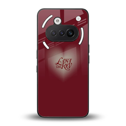 Lana Del Rey Red back phone cover | glass case for nothing phone 3a