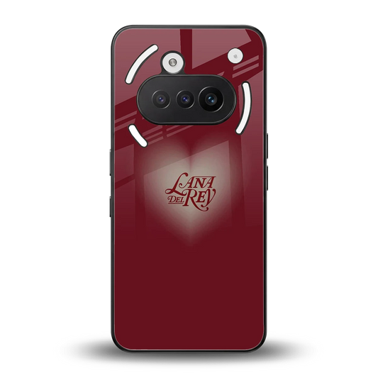 Lana Del Rey Red back phone cover | glass case for nothing phone 3a