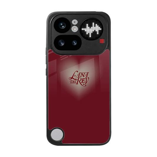 Lana Del Rey Red back phone cover | glass case for nothing phone 4a pro