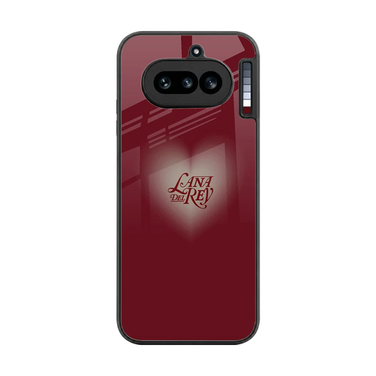 Lana Del Rey Red back phone cover | glass case for nothing phone 4a