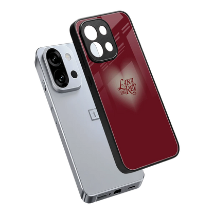 Lana Del Rey Red sleek oneplus 13s cover with tempered glass back and TPU edges