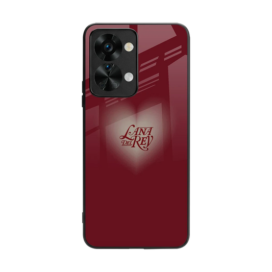 Lana Del Rey Red back phone cover | glass case for oneplus nord 2t