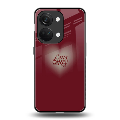 Lana Del Rey Red back phone cover | glass case for oneplus nord 3