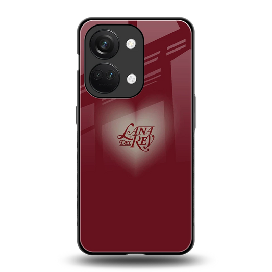 Lana Del Rey Red back phone cover | glass case for oneplus nord 3