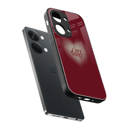 Lana Del Rey Red sleek oneplus nord 3 cover with tempered glass back and TPU edges