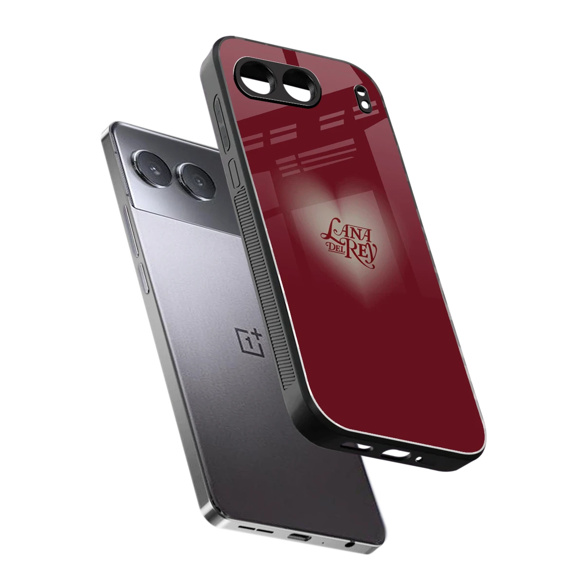 Lana Del Rey Red sleek oneplus nord 4 cover with tempered glass back and TPU edges