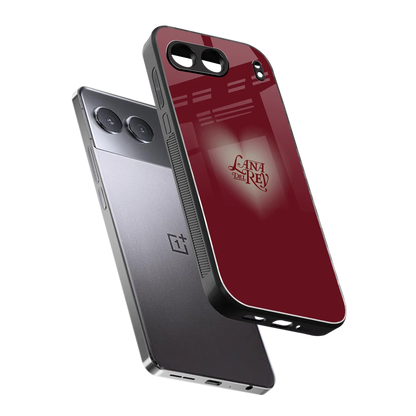 Lana Del Rey Red sleek oneplus nord 4 cover with tempered glass back and TPU edges