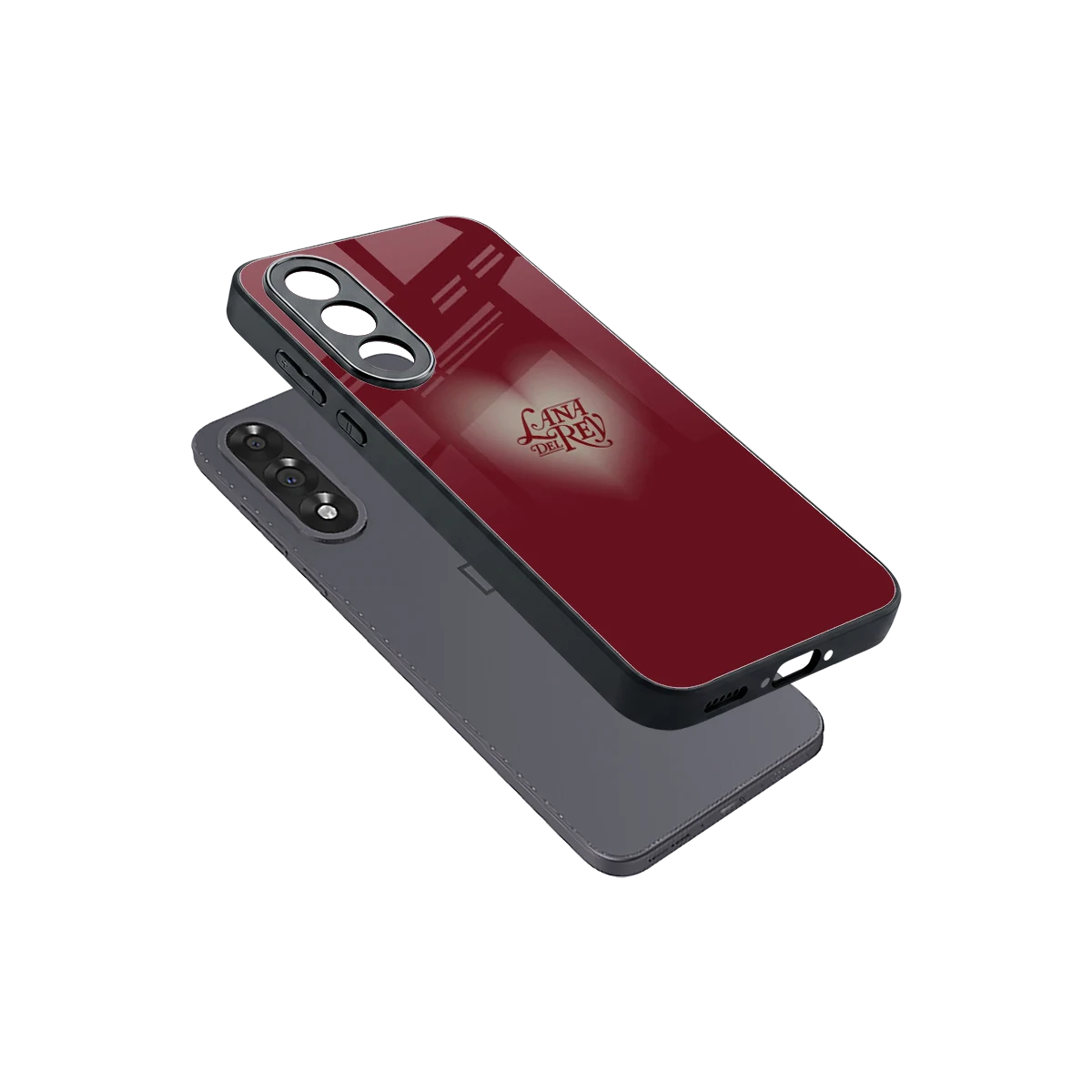 Lana Del Rey Red sleek oneplus nord 5 cover with tempered glass back and TPU edges