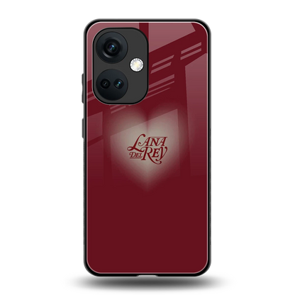Lana Del Rey Red back phone cover | glass case for oneplus nord ce 3