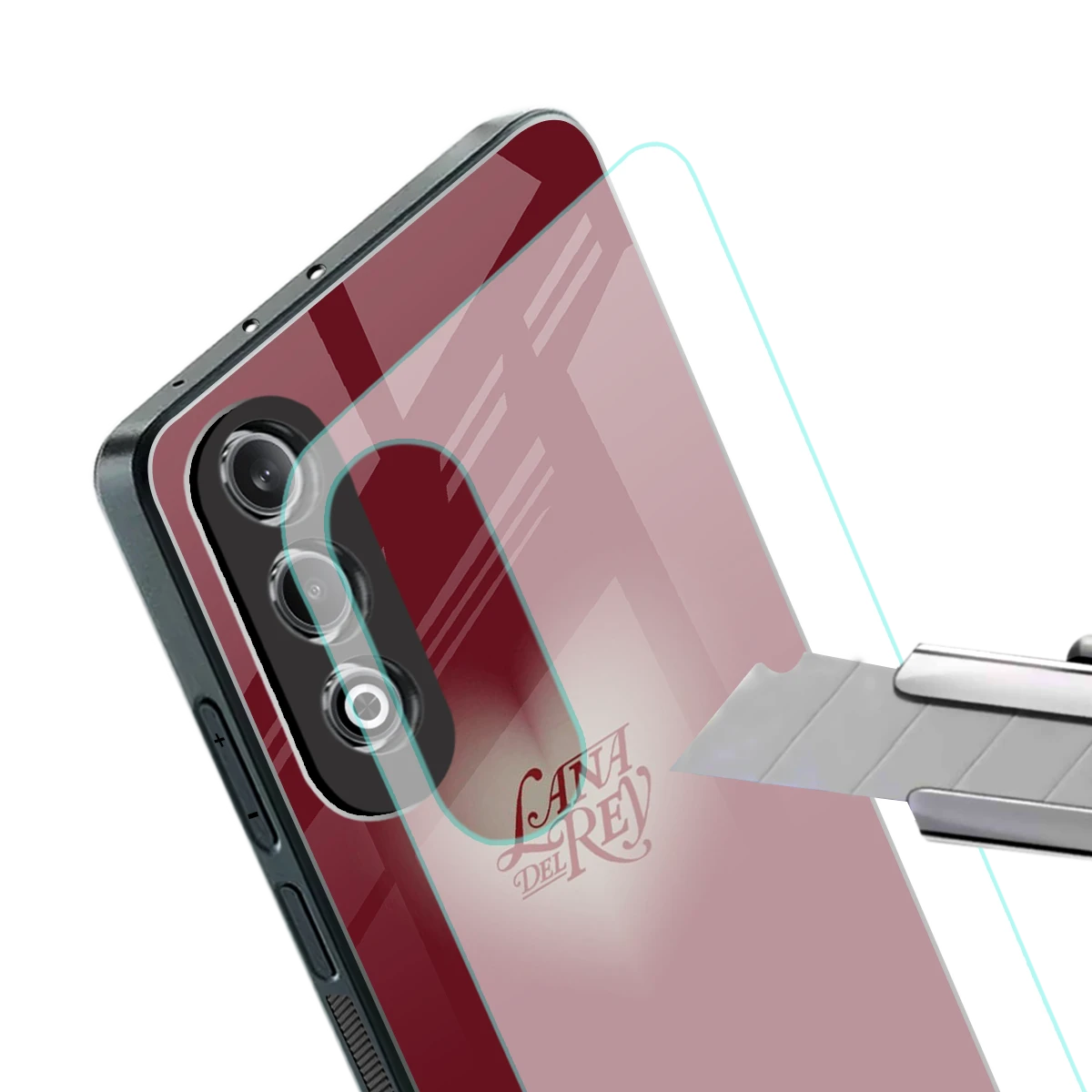 Lana Del Rey Red stylish phone case for oneplus nord ce 4 | glossy glass and slim fit