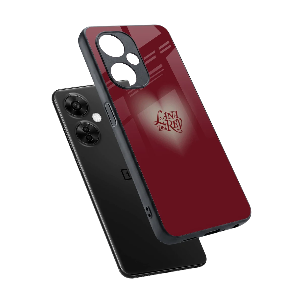 Lana Del Rey Red sleek oneplus nord ce 3 lite cover with tempered glass back and TPU edges