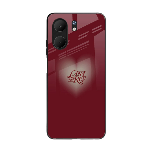 Lana Del Rey Red back phone cover | glass case for oppo a5x 5g