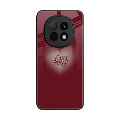 Lana Del Rey Red back phone cover | glass case for oppo f29 pro 5g