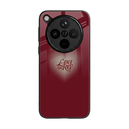 Lana Del Rey Red back phone cover | glass case for oppo find x8