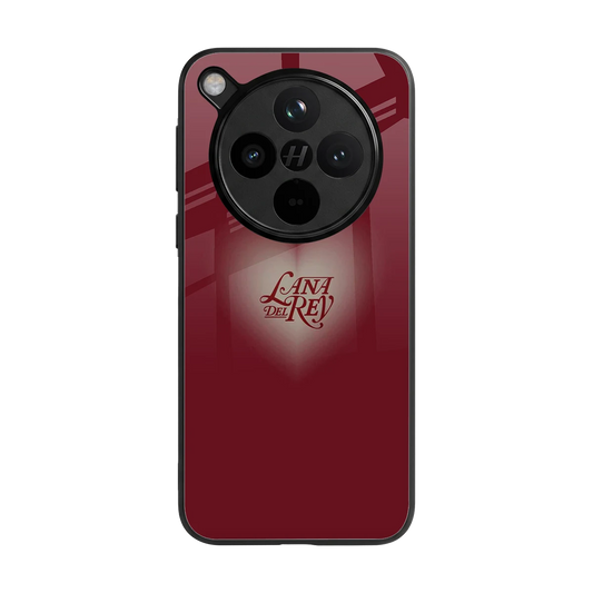 Lana Del Rey Red back phone cover | glass case for oppo find x8