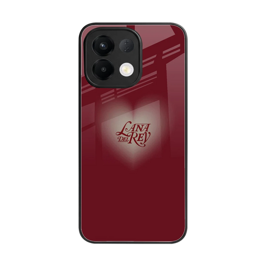 Lana Del Rey Red back phone cover | glass case for oppo k13 5g
