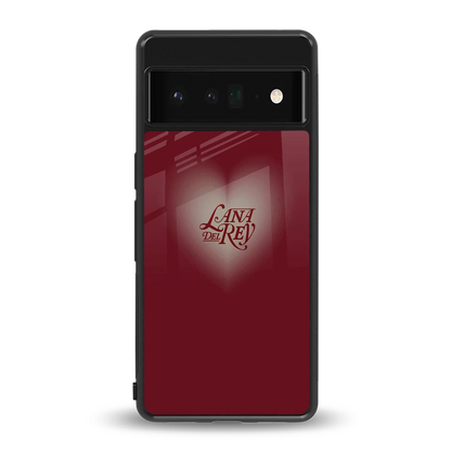 Lana Del Rey Red back phone cover | glass case for google pixel 6 pro