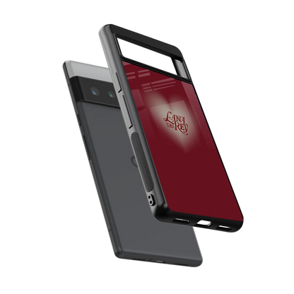 Lana Del Rey Red sleek google pixel 6 pro cover with tempered glass back and TPU edges