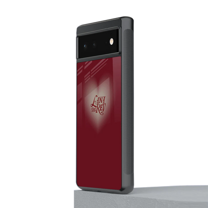 Lana Del Rey Red stylish phone case for google pixel 6a | glossy glass and slim fit