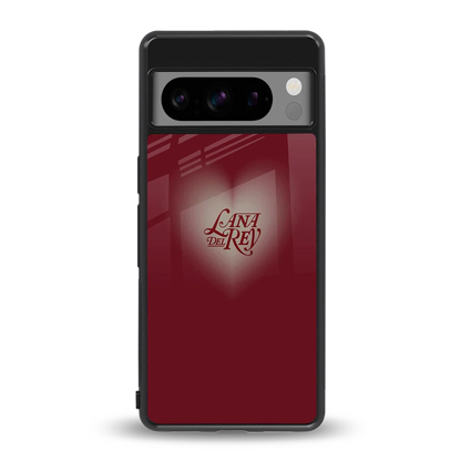 Lana Del Rey Red back phone cover | glass case for google pixel 8 pro