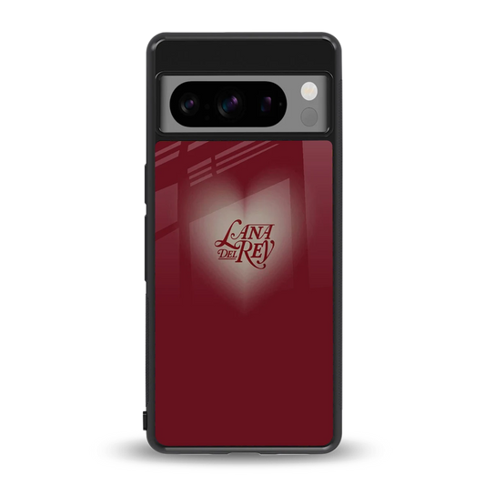 Lana Del Rey Red back phone cover | glass case for google pixel 8 pro